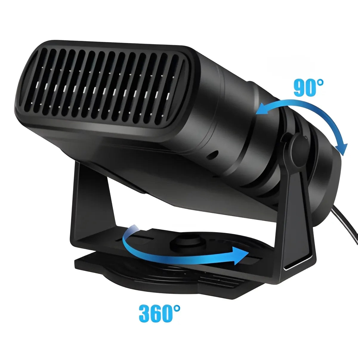 Portable 12V Car Heater - 500W Fast Heating for Winter Driving