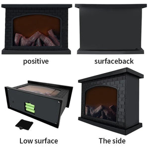 Portable Electric Fireplace Lamp - Flickering LED Flame for Home Decor