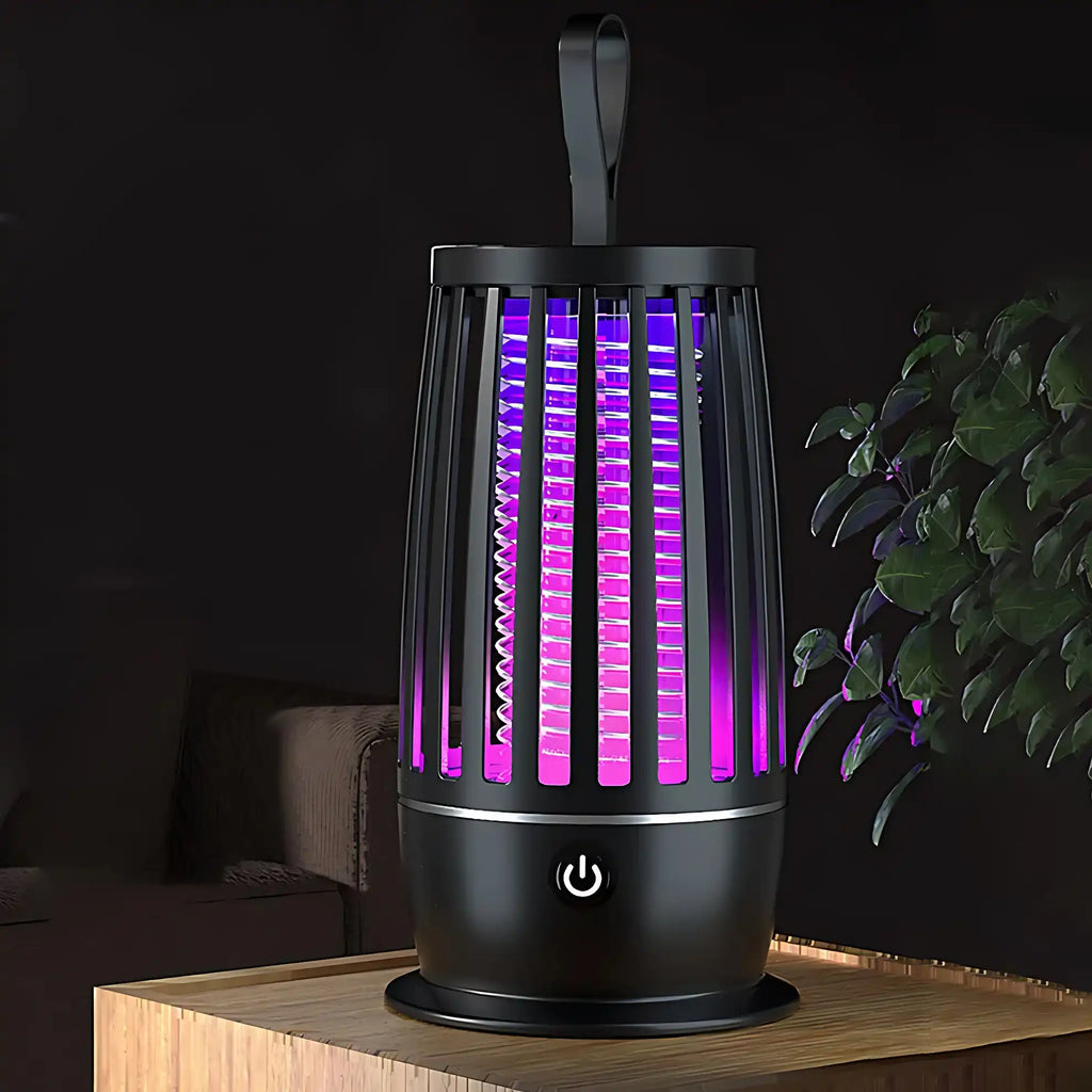 Portable Silent Electric Mosquito Killer LED Fly Trap Lamp