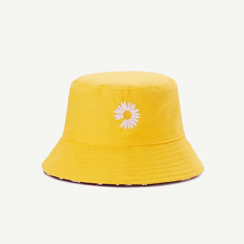 Reversible Daisy Bucket Hat