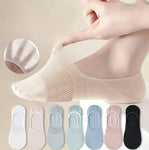 ROYALUCK 7 Pairs Invisible Breathable  Women's Socks Thin Summer Boat Socks