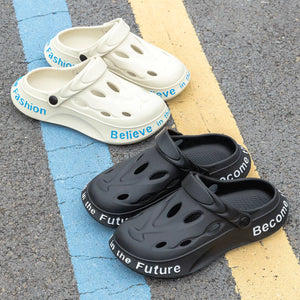 Men's EVA Platform Sandals Breathable Outdoor Clogs, Beach Casual Slippers