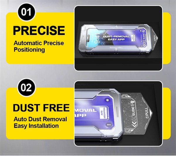 Dust-Free, HD Tempered Glass Film Screen Protector for iPhone 17