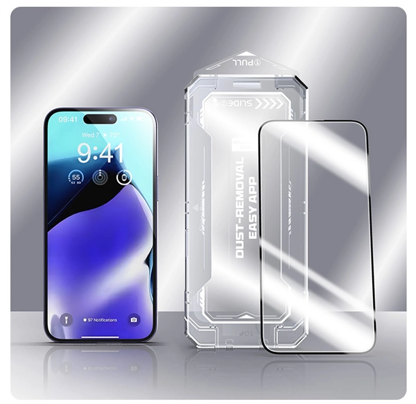 Dust-Free, HD Tempered Glass Film Screen Protector for iPhone 17