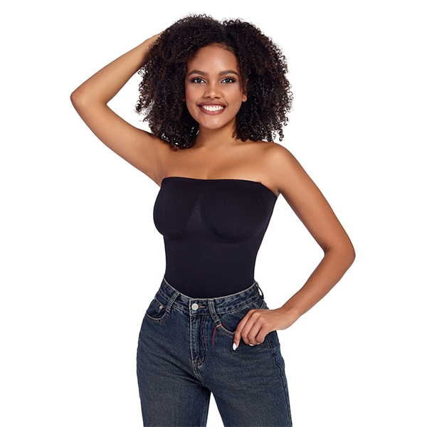 Seamless Sculpting Bodysuit for Women – Tummy Control Thong Shapewear with Square Neck Tank Top Design
