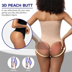 Seamless Sculpting Bodysuit for Women – Tummy Control Thong Shapewear with Square Neck Tank Top Design