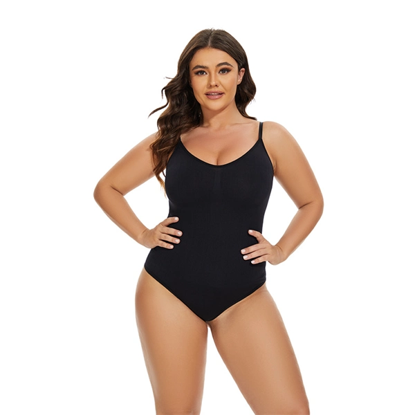 Seamless Shaping Bodysuit – Tummy Control, Butt Lift, Plus Size, Adjustable Strap Body Shaper