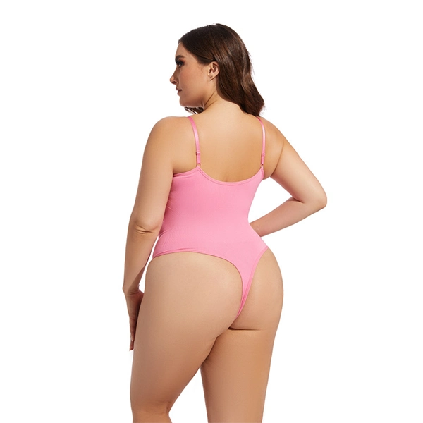 Seamless Shaping Bodysuit – Tummy Control, Butt Lift, Plus Size, Adjustable Strap Body Shaper