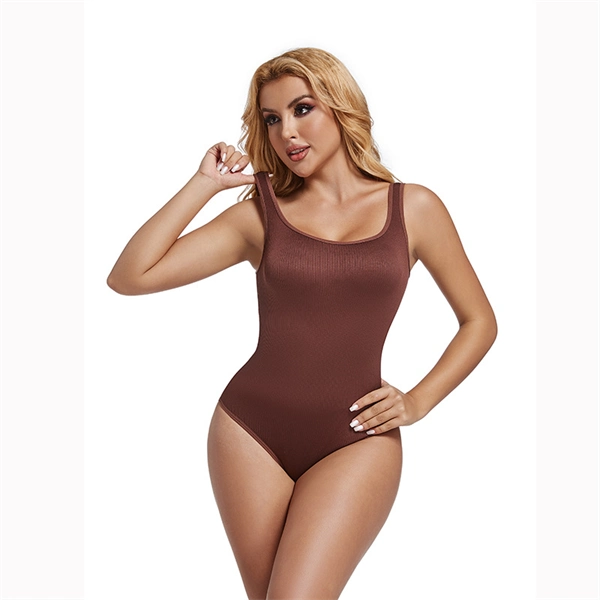 Seamless Tummy Control Shapewear Bodysuit – Waist Slimming Compression One-Piece