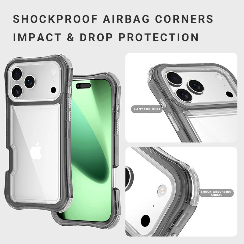 Shockproof TPU Phone Case with Lanyard for iPhone 17