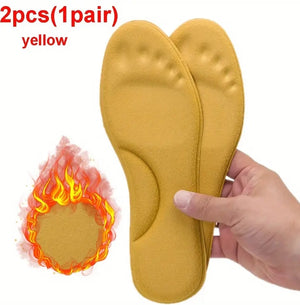 Winter Self Heating Insoles Foot Thermal Thicken Non Slip Insoles for Men and Women (1 Pair)