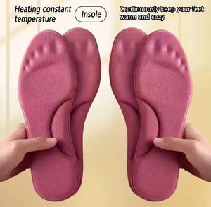 Winter Self Heating Insoles Foot Thermal Thicken Non Slip Insoles for Men and Women (1 Pair)