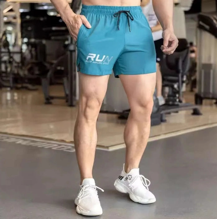 Men's Summer Gyms Workout Bottoms Fitness Sports Shorts Quick Dry Beach Pants for Outdoor Sports