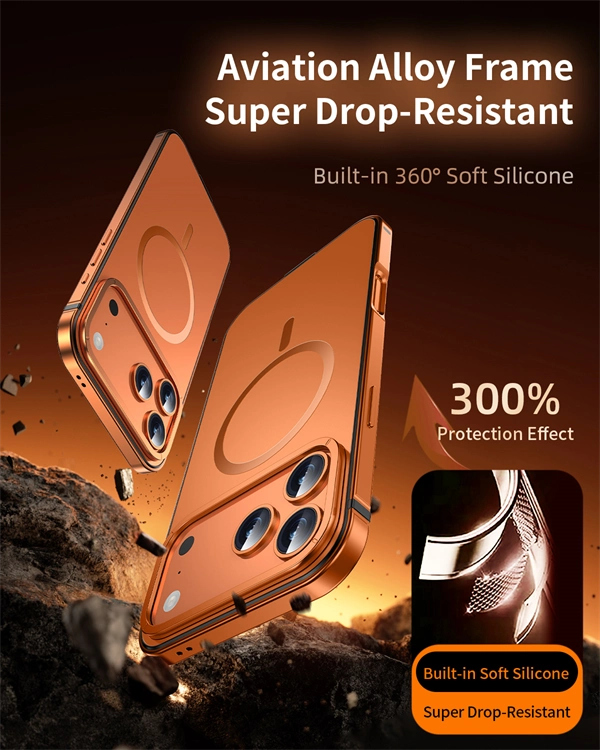 Slim Shockproof Magnetic Phone Case for iPhone 17 Pro/17 Pro Max