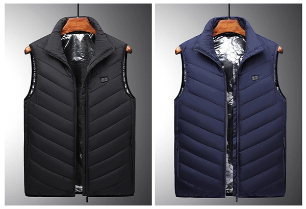 Smart Heated Vest - Adjustable Temperature Control Body Warmer for Outdoor Activities