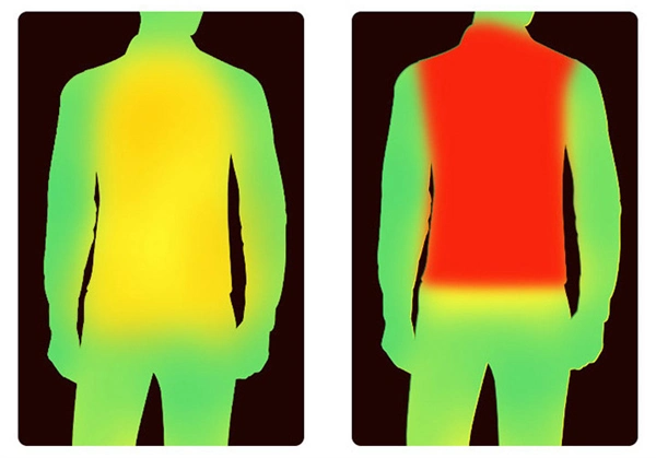 Smart Heated Vest - Adjustable Temperature Control Body Warmer for Outdoor Activities