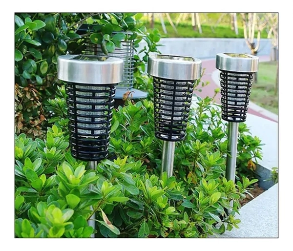 Solar-Powered Outdoor Mosquito Killer Lamp – Waterproof LED Garden Light & Insect Zapper for Patio, Yard & Camping