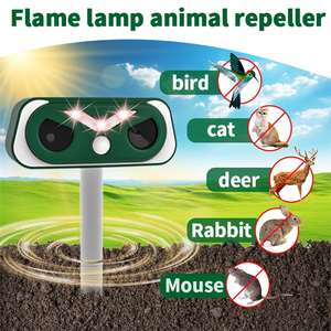 Solar-Powered Ultrasonic Bird Repeller Mice Repellent