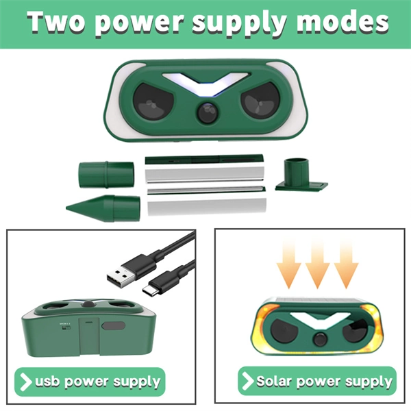 Solar-Powered Ultrasonic Bird Repeller Mice Repellent
