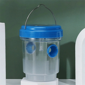 Solar-Powered Wasp & Bee Trap Light – Waterproof, Non-Toxic, Reusable Hanging Hornet Trap for Outdoor Garden Protection