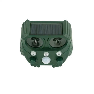 Solar Ultrasonic Animal & Pet Repeller Motion Sensor Repels Birds, Snakes, Raccoons, Skunks, Deer, Cats, Dogs, Rats