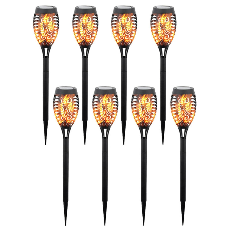 Solar LED Flame Lamp Outdoor Fire LED Lights Lawn Flame Flickering Torch Light