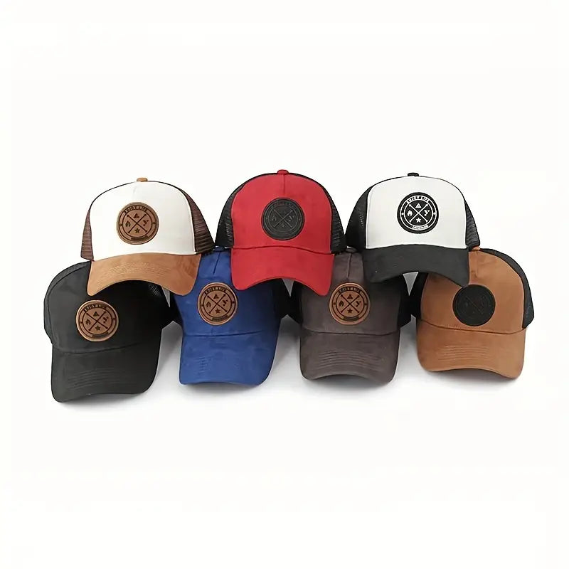 Summer Breathable Mesh Hard Top Baseball Cap