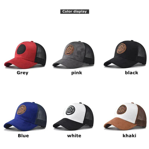 Summer Breathable Mesh Hard Top Baseball Cap