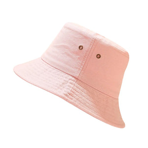 Summer Colorful Cotton Breathable Bucket Hat