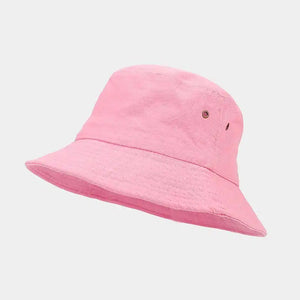 Summer Colorful Cotton Breathable Bucket Hat