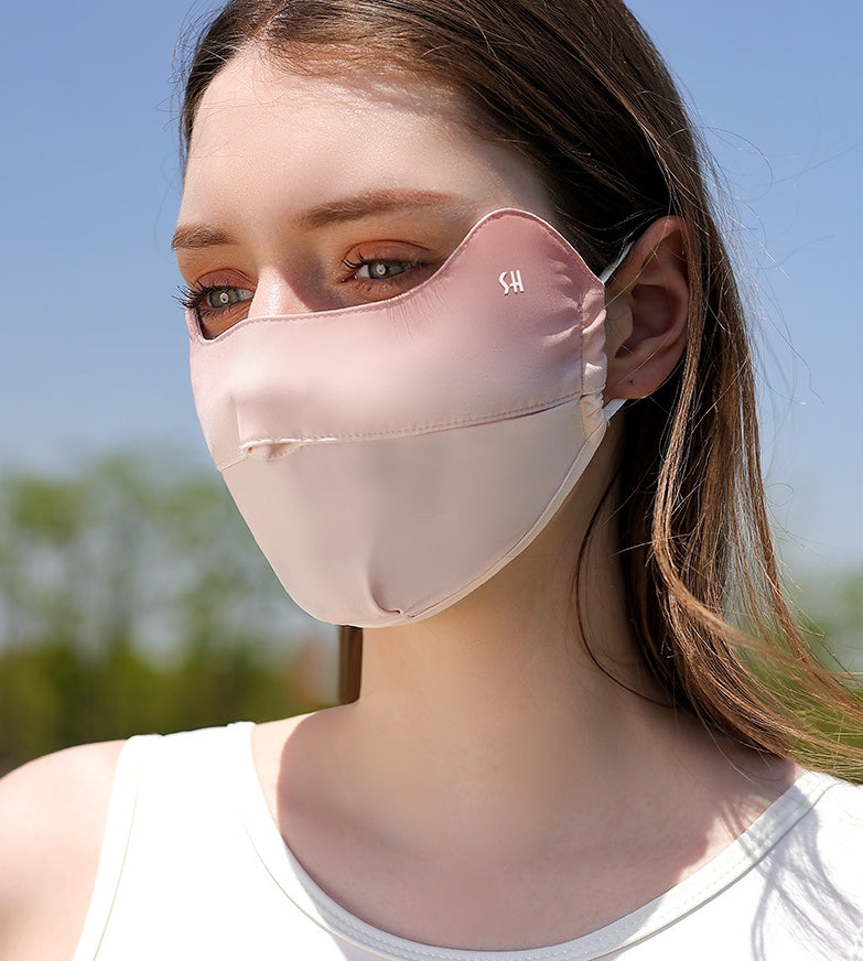 Summer Cooling Gradient UV Protection Face Mask