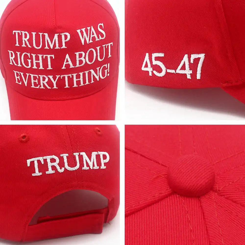 Trump Was Right About Everything ! Baseball Cap Dad Hat