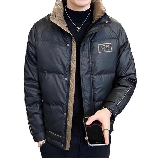 Thick Insulated Men's Down Jacket - Warm Winter Outerwear
