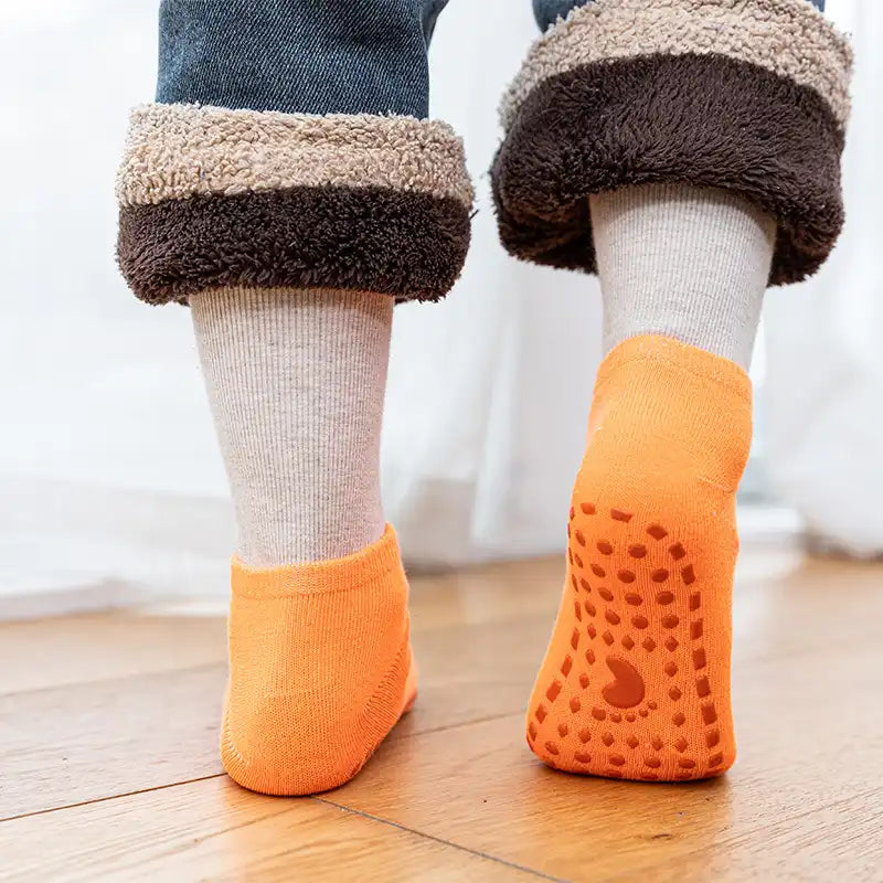 Toddler Safety Socks - Silicone-Grip Indoor/Trampoline Socks (Baby to Adult Sizes)