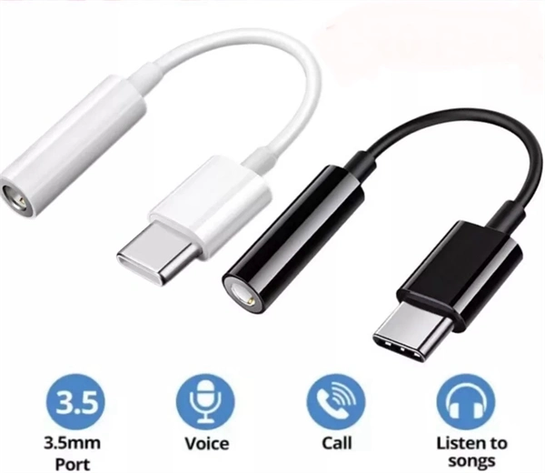 USB-C to 3.5mm Audio Adapter – Type C to Headphone Jack