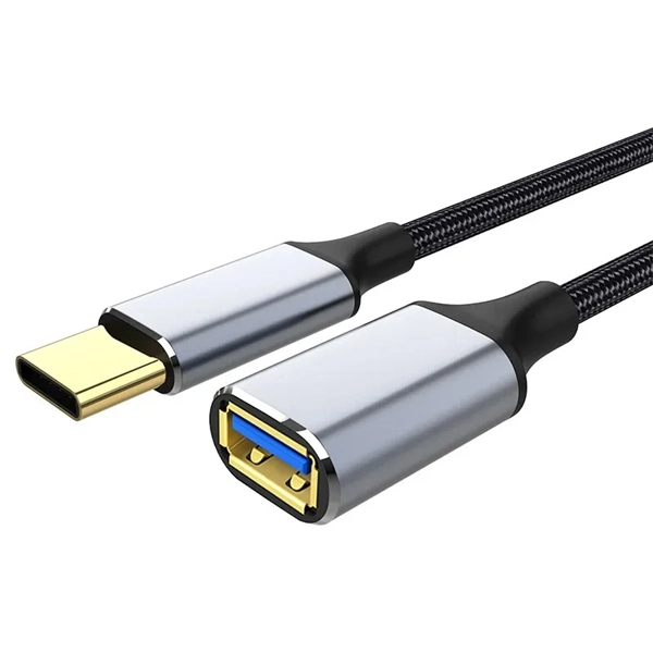 USB-C to USB 3.0 OTG Adapter Cable – Male to Female Extension Cord for Laptop, Keyboard, Mouse & Car