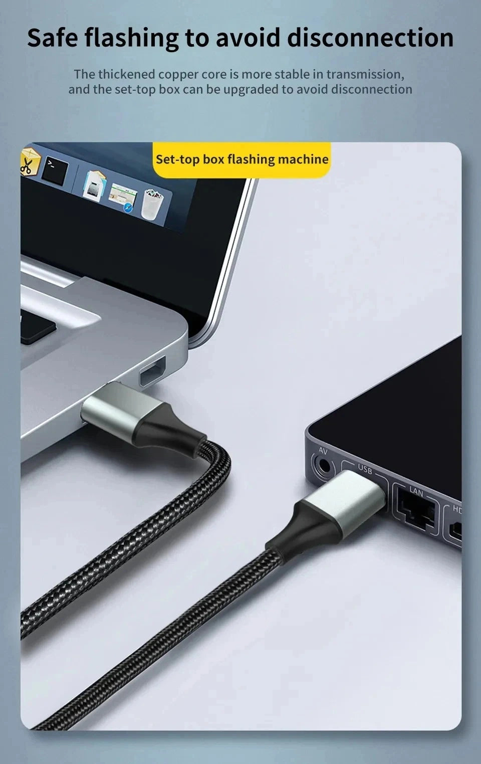 USB 3.0 Male to Male Extension Cable – 5Gbps High-Speed Data Transfer Cord for PC, Laptop, TV, and PS4