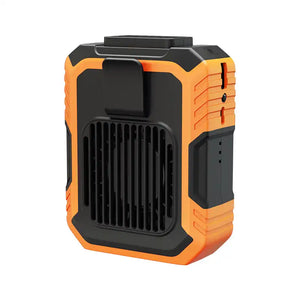 Ultra-Portable Waist Fan - Rechargeable 3-Speed Cooling, Doubles as Power Bank