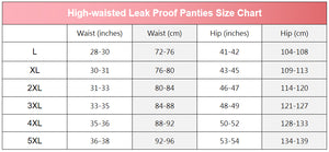 2 PCS Ultra Comfortable High Waisted Leakproof Period Panties