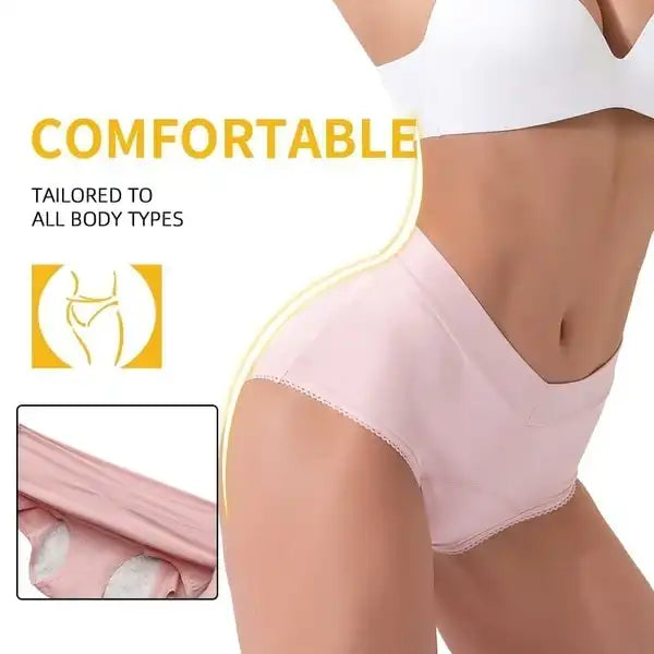 2 PCS Ultra Comfortable High Waisted Leakproof Period Panties
