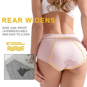 2 PCS Ultra Comfortable High Waisted Leakproof Period Panties