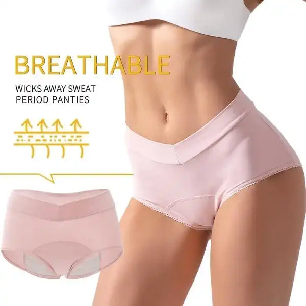 2 PCS Ultra Comfortable High Waisted Leakproof Period Panties