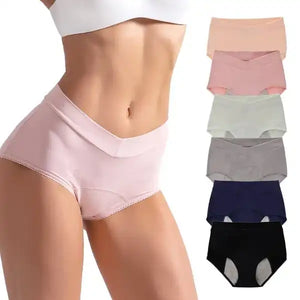 2 PCS Ultra Comfortable High Waisted Leakproof Period Panties