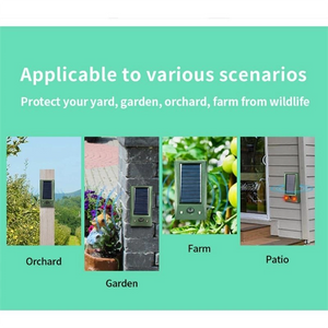 Ultrasonic Mice Repeller Outdoor LED Red and White Flashing Bird Repeller Ultrasonic Dog Repeller Cat Repeller