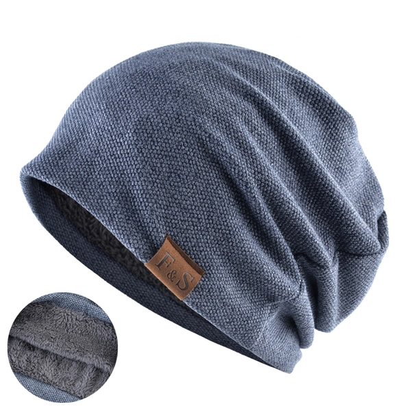 Unisex Lightweight Knit Beanie – Soft Warm Winter Hat for Outdoor & Casual Wear, Slouchy Hip-Hop Style