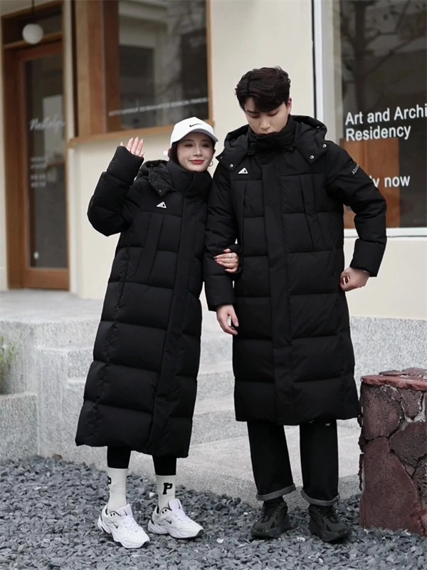 Unisex Long Down Puffer Coat - Extra Warm & Stylish Winter Jacket