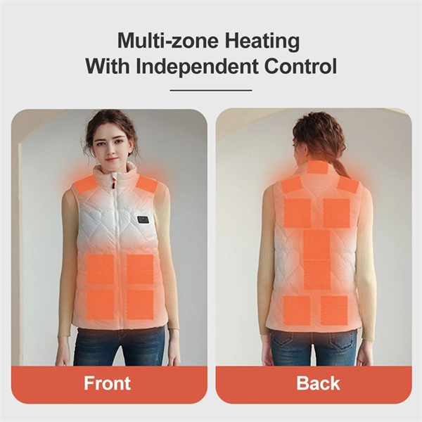 Women's 15 Heat Zones USB Heated Vest