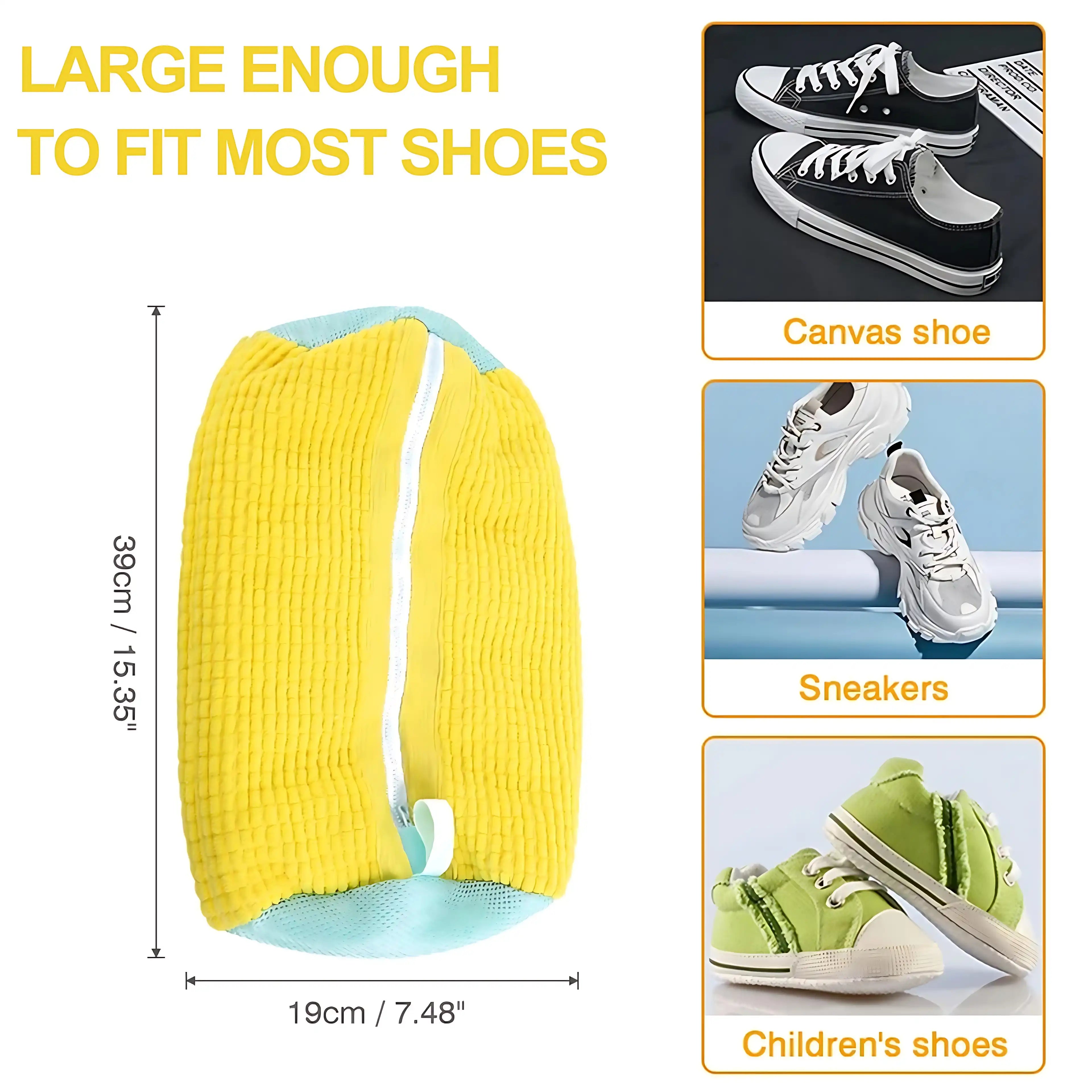 Universal Reusable Shoe Washing Bag for Machine - Anti-Deformation Protector