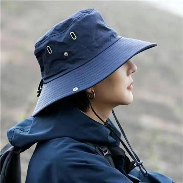 Waterproof Outdoor Sun Hat for Women – Quick-Dry Nylon Bucket Hat with Cowboy Style for Hiking, Camping & Summer Adventures