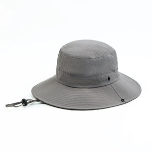 Waterproof Outdoor Sun Hat for Women – Quick-Dry Nylon Bucket Hat with Cowboy Style for Hiking, Camping & Summer Adventures